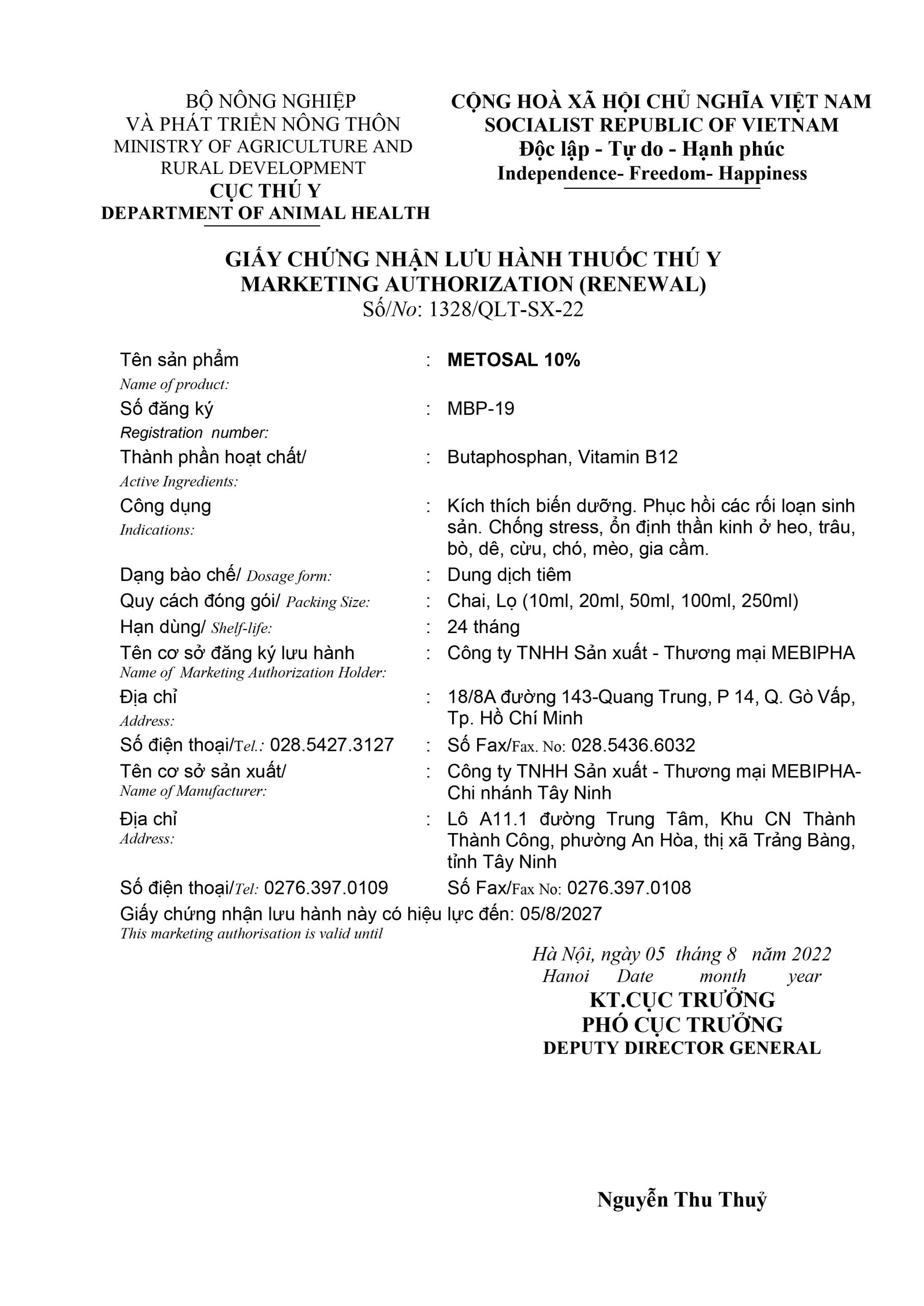 MBP-19 METOSAL 10%-01